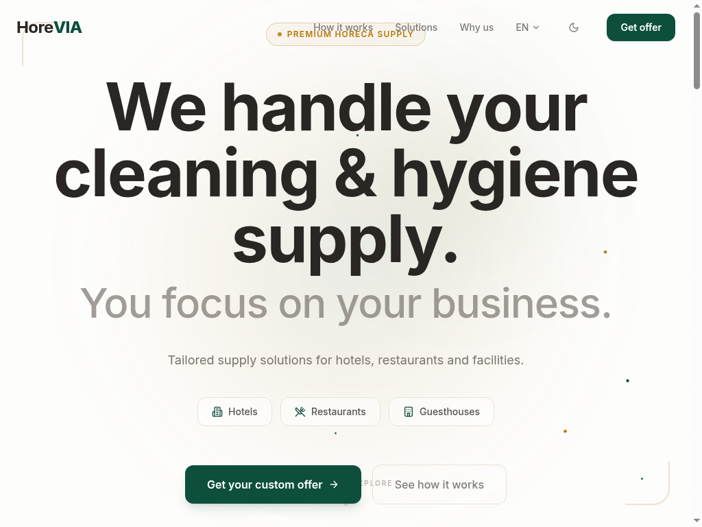 Realizacja MWX — HoreVIA Supply